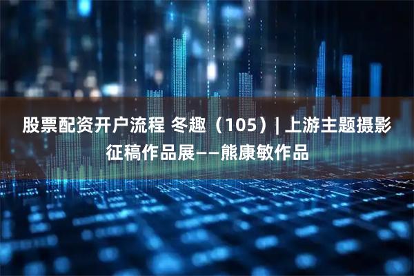 股票配资开户流程 冬趣（105）| 上游主题摄影征稿作品展——熊康敏作品